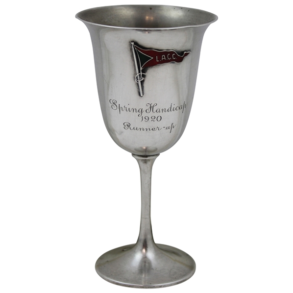 1920 Los Angeles Country Club Sterling Silver Runner-Up Trophy