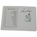 Gary Player Signed Augusta National GC Scorecard JSA ALOA