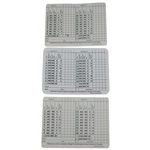 Zach Johnson, Adam Scott & Mark O'Meara Signed Augusta National GC Scorecards JSA ALOA