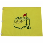 Gary Player Signed Undated Masters Embroidered Flag w/Years Won JSA ALOA