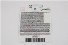 Dustin Johnson Signed 2020 Masters Tournament Series Badge #Q03655 JSA ALOA