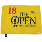 Colin Morikawa Signed 2021 Open Championship At Royal St. Georges Flag JSA #WIT719703