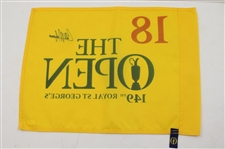 Colin Morikawa Signed 2021 Open Championship At Royal St. Georges Flag JSA #WIT719703