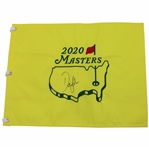 Dustin Johnson Signed 2020 Masters Embroidered Tournament Flag JSA ALOA