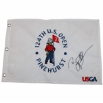 Bryson Dechambeau Signed 2024 US Open at Pinehurst No. 2 Flag JSA ALOA