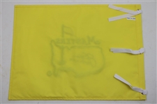 Jack Nicklaus Signed Undated Masters Embroidered Flag w/Years Won JSA ALOA