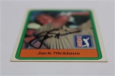 Jack Nicklaus Signed 1981 Donruss Rookie Card JSA ALOA