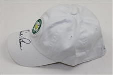 Arnold Palmer Signed 2012 Masters Logo White Hat JSA ALOA