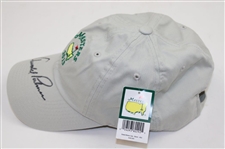Arnold Palmer Signed 2013 Masters Logo Tan Hat JSA ALOA