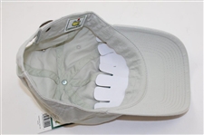 Arnold Palmer Signed 2013 Masters Logo Tan Hat JSA ALOA