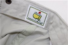 Arnold Palmer Signed 2013 Masters Logo Tan Hat JSA ALOA