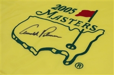 Arnold Palmer Signed 2005 Masters Tournament Embroidered Flag JSA ALOA