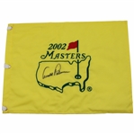 Arnold Palmer Signed 2002 Masters Tournament Embroidered Flag JSA ALOA