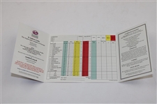 Jack Nicklaus Signed St. Andrews Old Course Scorecard JSA ALOA