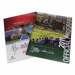 Phil Mickelson Signed 2009 & 2011 Tour Championship Programs JSA ALOA