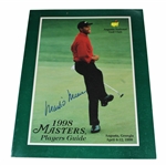 Mark OMeara Signed 1998 Masters Players Guide JSA ALOA