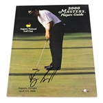 VJ Singh Signed 2000 Masters Players Guide JSA ALOA
