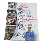 Multi Signed 2015 Tour Championship Program JSA ALOA