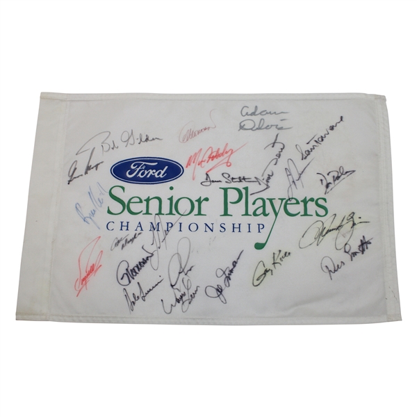 Gary Player, Fuzzy Zoeller & Others Signed Ford Senior Players Championship Flag JSA ALOA