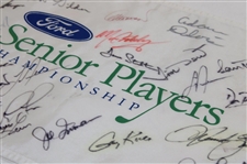 Gary Player, Fuzzy Zoeller & Others Signed Ford Senior Players Championship Flag JSA ALOA