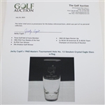 Jacky Cupit's 1968 Masters Tournament Hole No. 13 Steuben Crystal Eagle Glass w/Bag