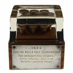 Jacky Cupits 1966 Carling World Golf Championship Tee Holder