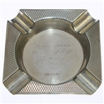Jacky Cupits 1963 Dalmahoy Senior Service Festival Of Golf Ashtray