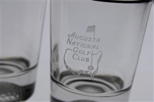 Two (2) Augusta National Golf Club Logo Shot Glasses