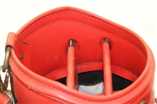 Gene Sarazen Signed Wilson 1200 Red & White Full Size Golf Bag JSA ALOA