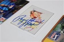 Payne Stewart, Calvin Peete & John Daly Signed 1991 Ryder Cup Gameplan Leisure Card