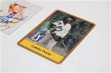 Payne Stewart, Calvin Peete & John Daly Signed 1991 Ryder Cup Gameplan Leisure Card