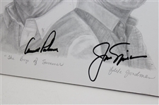 Ben Hogan, Arnold Palmer & Jack Nicklaus Signed 'The Boys of Summer' by Artist Goodman JSA ALOA