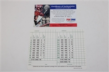 Gene Sarazen Signed Augusta National Scorecard PSA/DNA #F40613