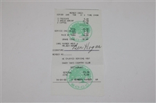 1942 Ben Hogan LA Open Photo & Three (3) Hogan Balls w/Hogan Signed Shady Oaks Receipt JSA ALOA