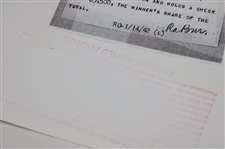 1942 Ben Hogan LA Open Photo & Three (3) Hogan Balls w/Hogan Signed Shady Oaks Receipt JSA ALOA