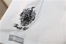 John Daly Signed Personal Straight Down White Performance 3XL Shirt w/Sponsors JSA ALOA