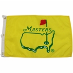 Classic 1995 Masters Tournament Yellow Screen w/ Green Logo Outline Flag