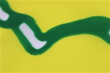 Classic 1995 Masters Tournament Yellow Screen w/ Green Logo Outline Flag