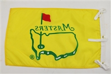 Classic 1995 Masters Tournament Yellow Screen w/ Green Logo Outline Flag
