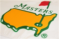 Classic 1993 Masters Tournament White with Yellow Logo Flag - 1st Masters Souvenir Flag