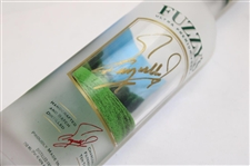 Fuzzy Zoeller Signed 'Fuzzy's Ultra Premium Vodka Empty Bottle in Gold JSA ALOA