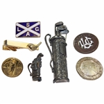 Seven (7) Pieces Of Golf Jewelry