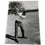 Tony Lema B & W Mid-Swing Photo