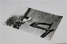 Tony Lema B & W Mid-Swing Photo