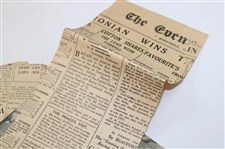 1931 Open Championship at Carnoustie Newspaper Articles From Henry Cotton Estate