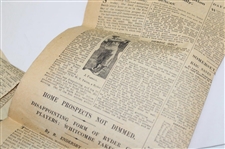 1931 Open Championship at Carnoustie Newspaper Articles From Henry Cotton Estate