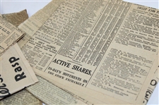 1931 Open Championship at Carnoustie Newspaper Articles From Henry Cotton Estate