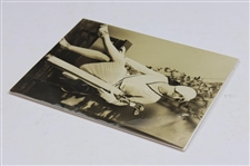 Original Photo Of Flapper Girl With Golf Bag
