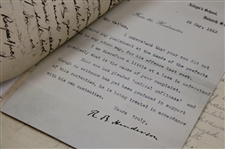 Correspondence About 1923 School Cricket Match 'Scuffle' And T. H. Cotton