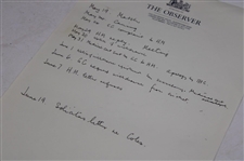 Correspondence About 1923 School Cricket Match 'Scuffle' And T. H. Cotton